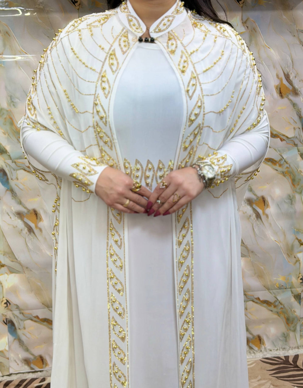 Abaya 100% Coton Égyptien Premium