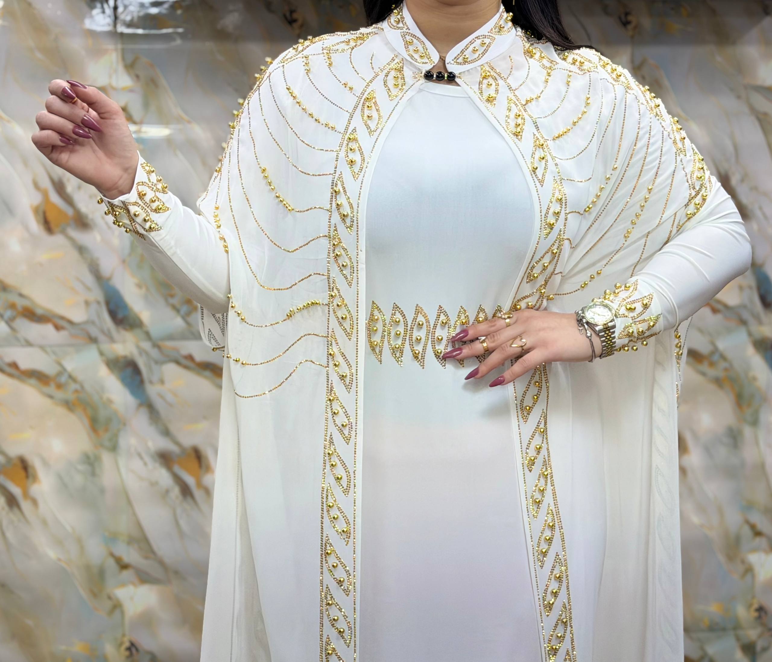 Abaya 100% Coton Égyptien Premium