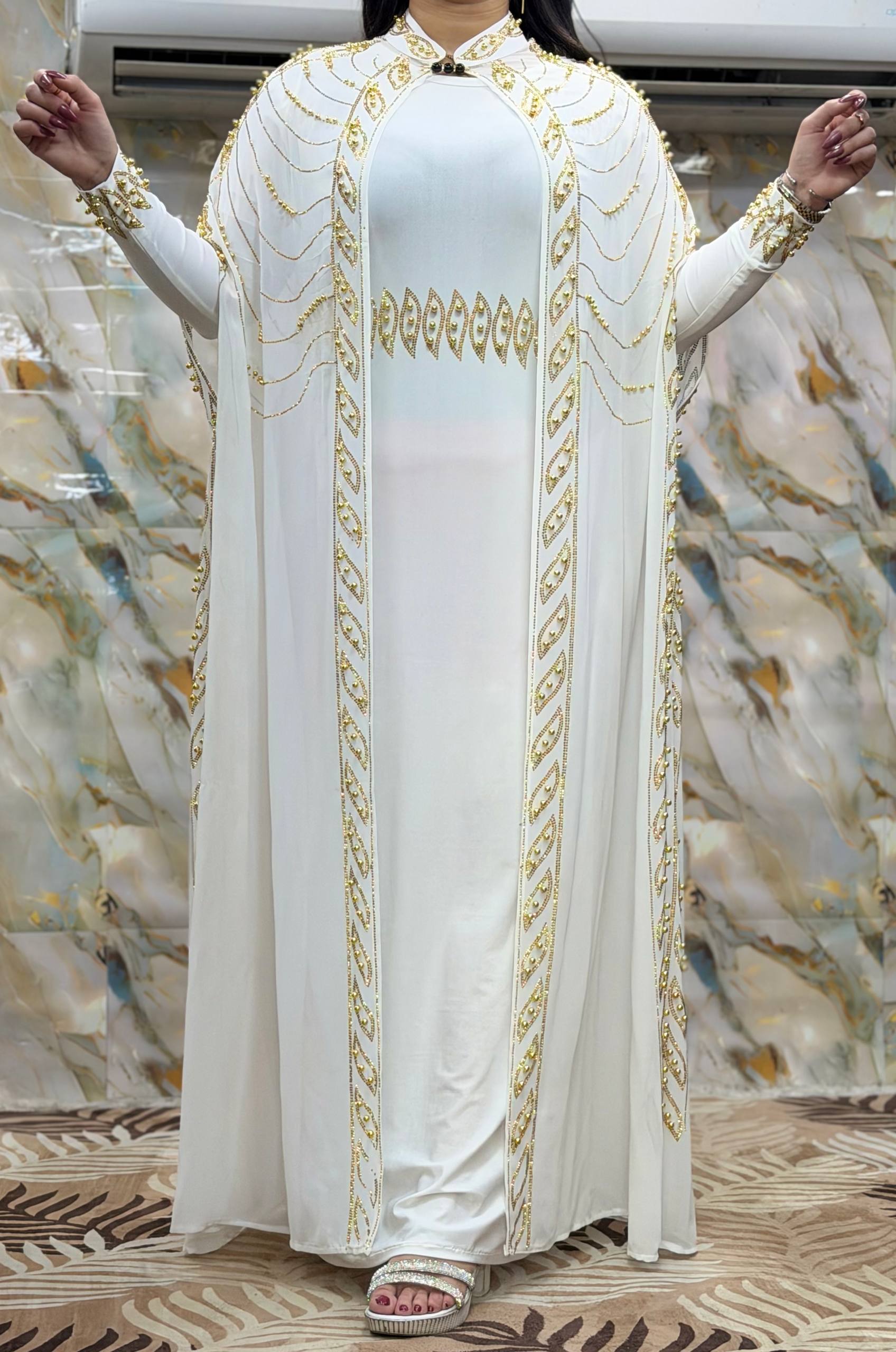 Abaya 100% Coton Égyptien Premium