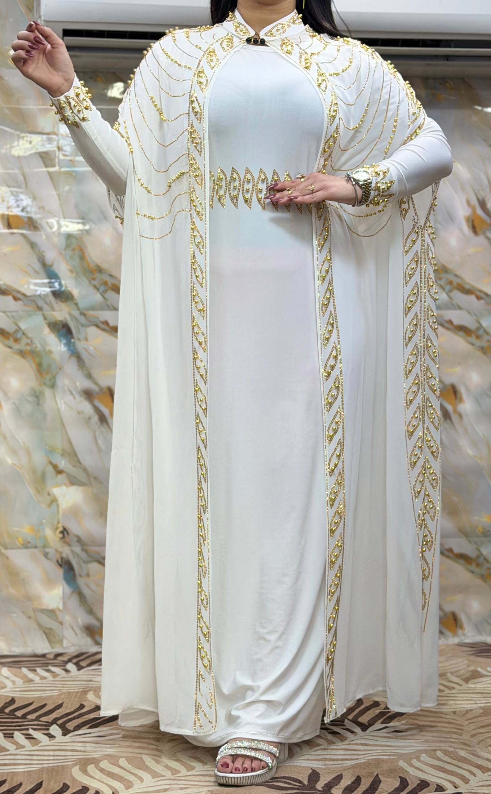 Abaya 100% Coton Égyptien Premium