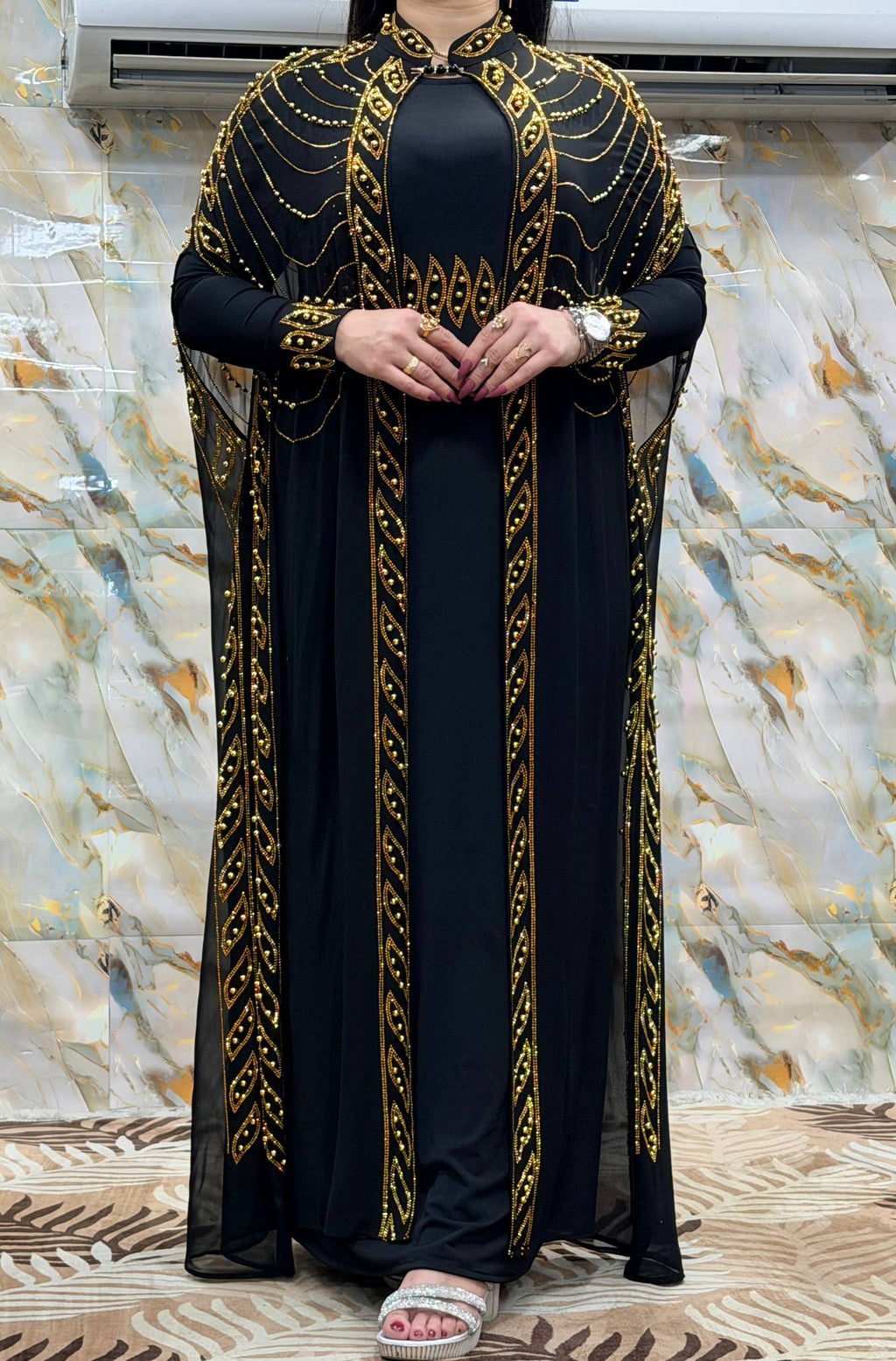Abaya 100% Coton Égyptien Premium