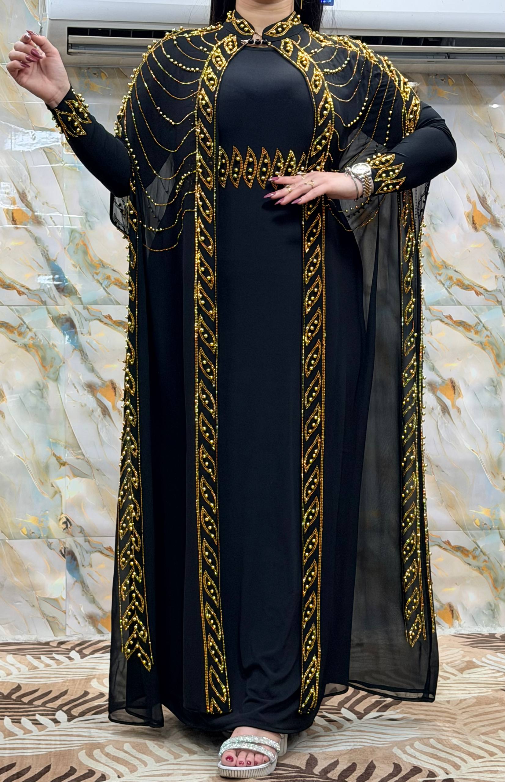 Abaya 100% Coton Égyptien Premium