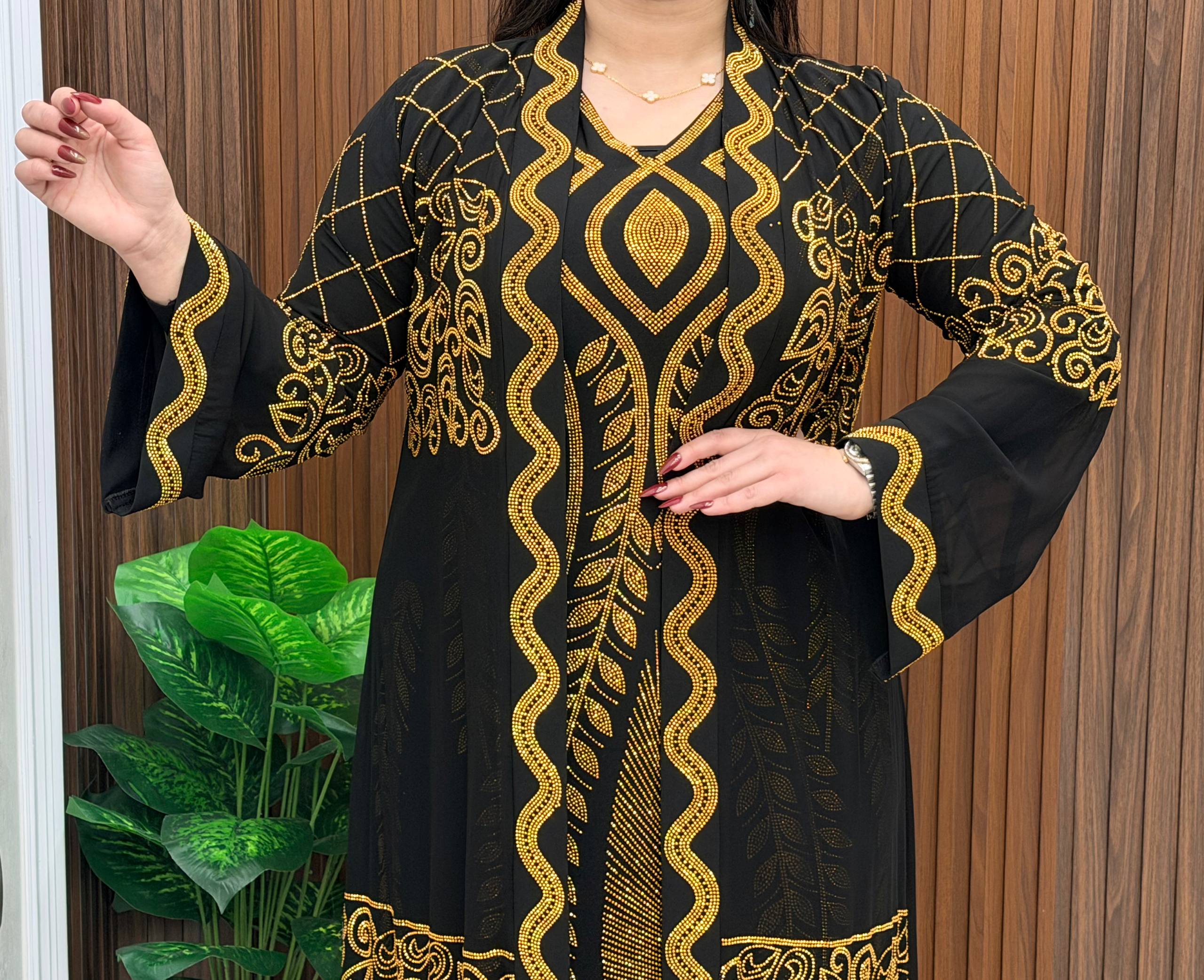 Abaya 100% Coton Égyptien Premium