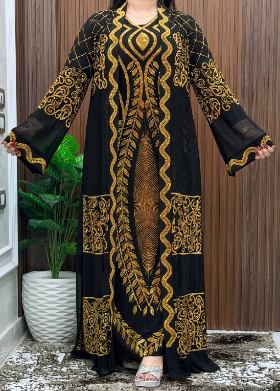 Abaya 100% Coton Égyptien Premium